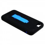 Wholesale Apple iPhone 6 4.7 Armor Hybrid Case w Screen and Stand (Black Blue)